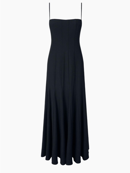 STAUD Dresses & Skirts - Staud Riya Black Spaghetti-Strap Maxi Dress - Classic Elegant Evening